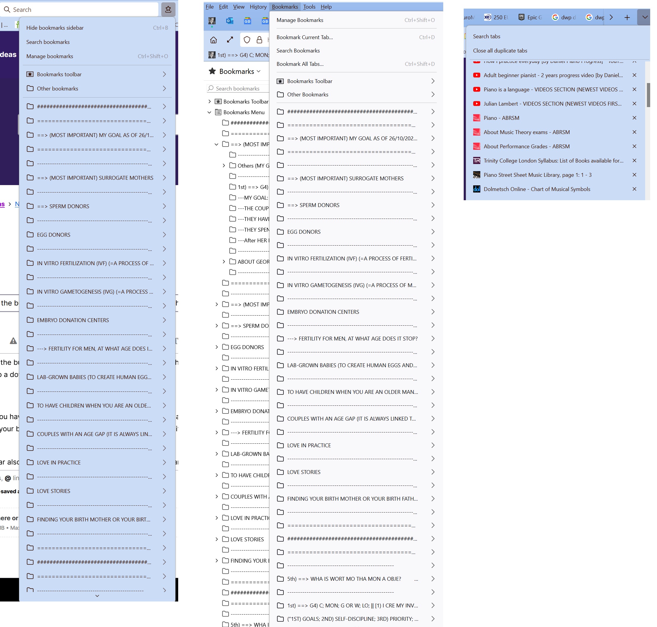 Add a scroll bar for the button "Show your bookmar... Mozilla Connect